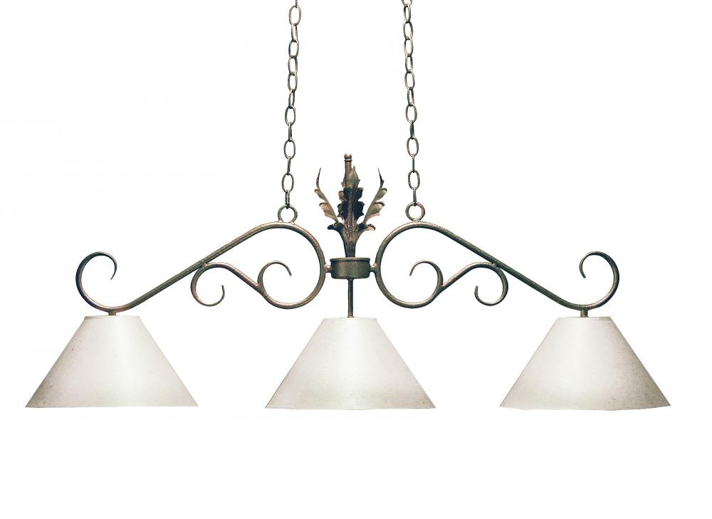 48" Long Bristol 3 Light Pendant