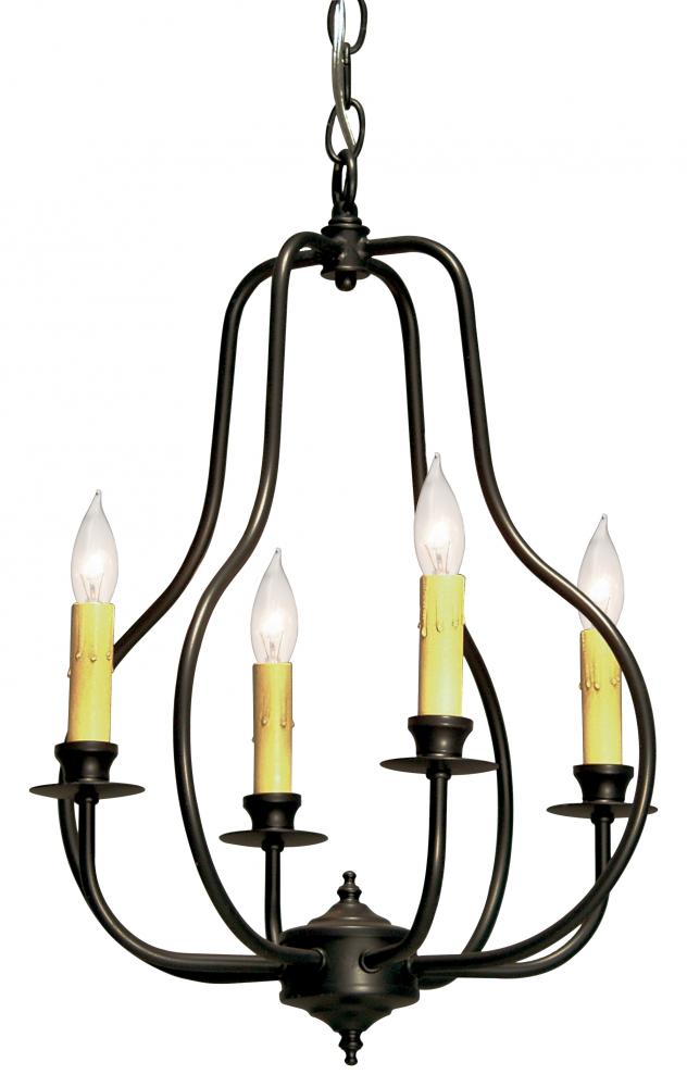 15" Wide Epare 4 Light Chandelier