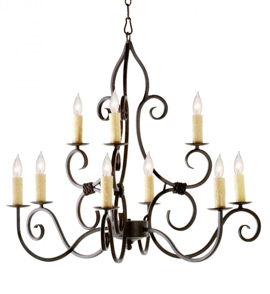 36" Wide Clayton 9 Light Chandelier