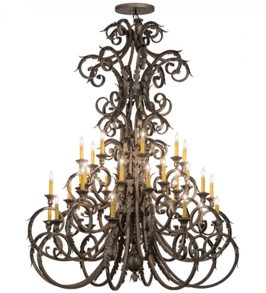 60"W Serratina 32 LT Chandelier