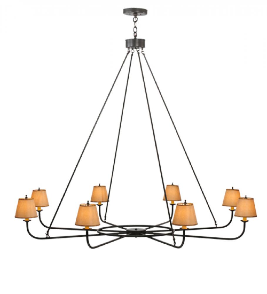 62"W Brach Ring 8 LT Chandelier