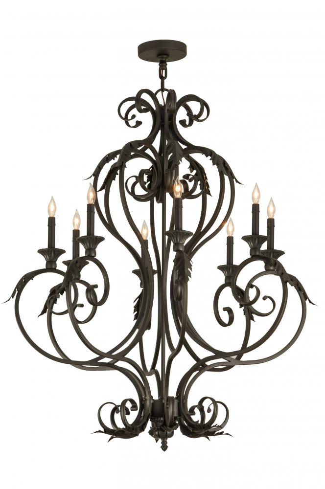 36"W Josephine 8 LT Chandelier