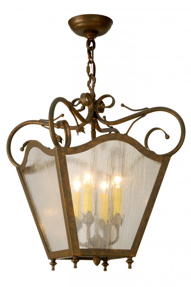 16" Square Terena 4 Light Pendant