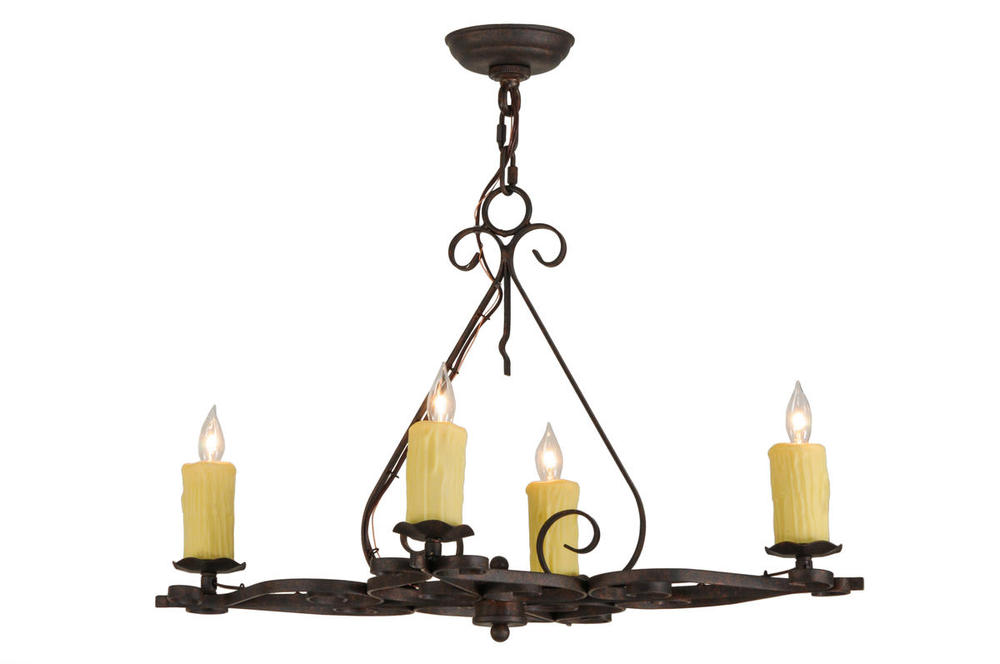 28"L Elianna 4 LT Chandelier