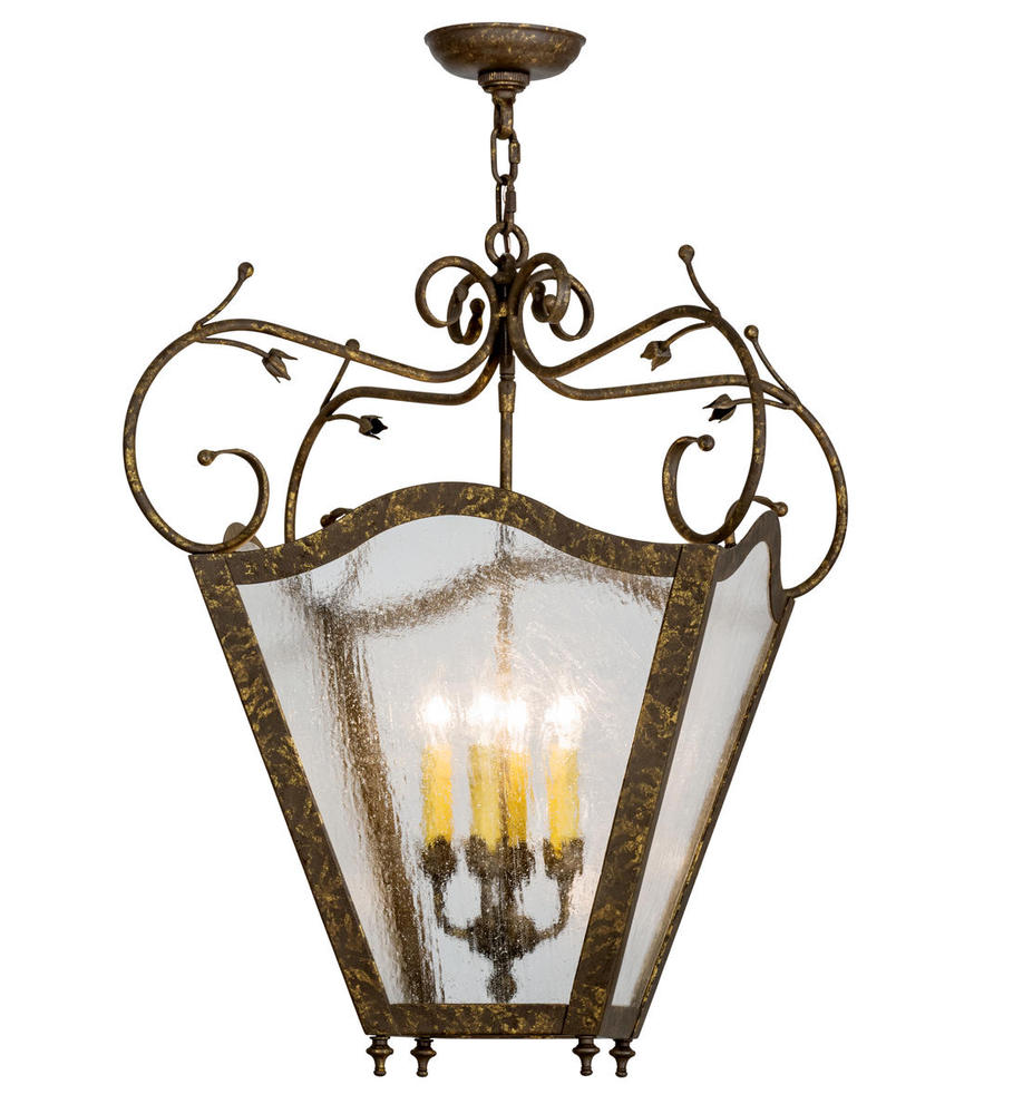 20" Square Terena 4 Light Pendant