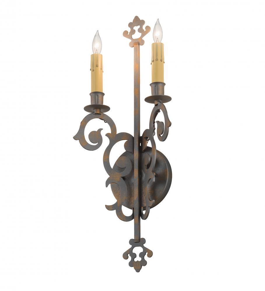 8"W Aneila 2 LT Wall Sconce