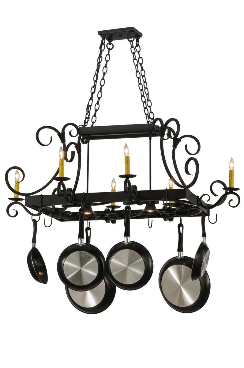 50"L Caiden 6 LT Pot Rack