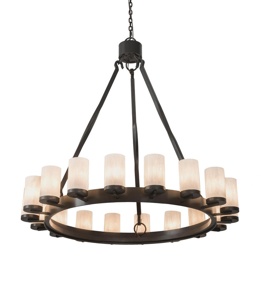 48" Wide Noziroh Ring 18 LT Chandelier