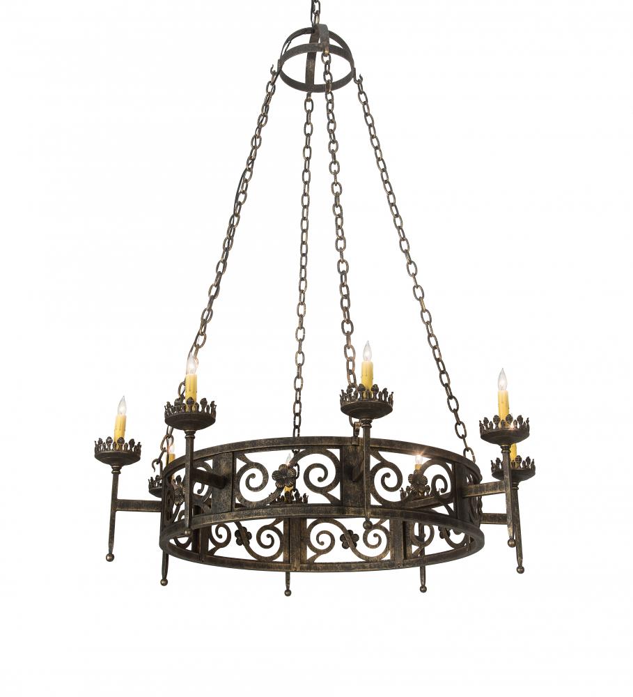 42"W Majella 8 LT Chandelier