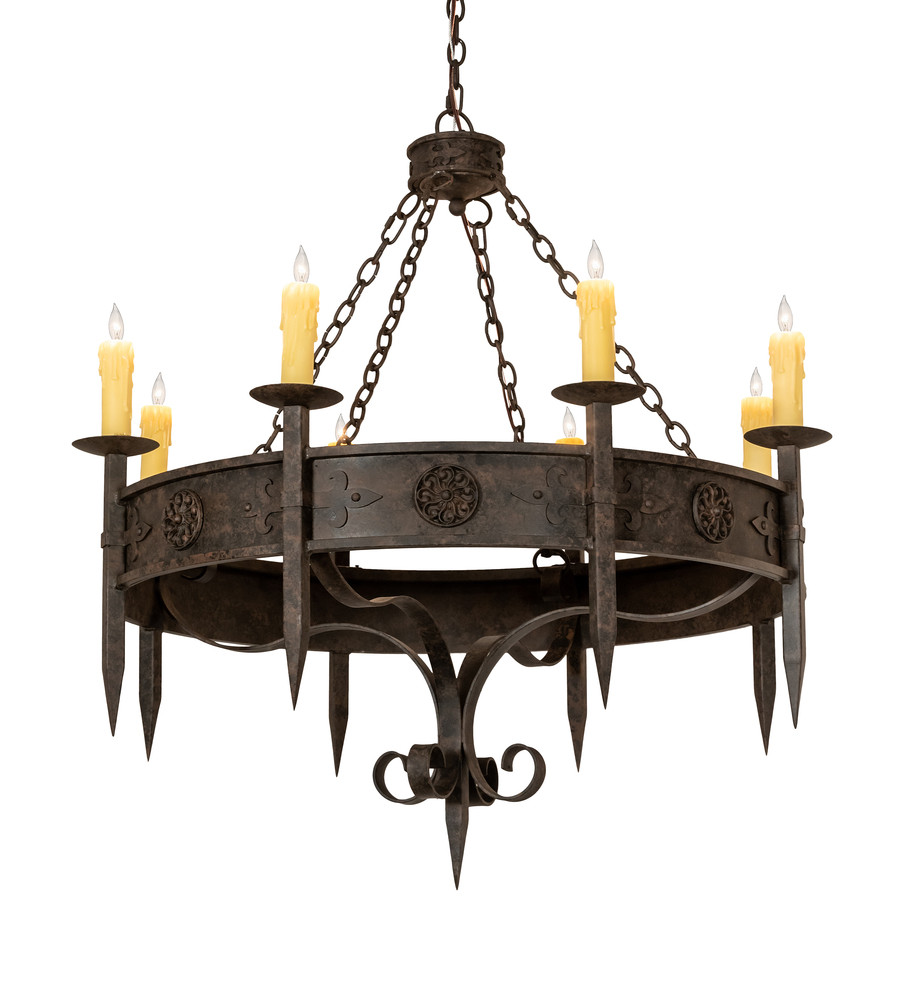 42" Wide Calandra 8 Light Chandelier