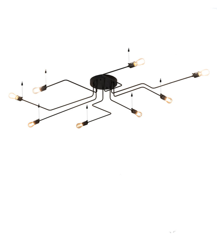 79" Long PipeDream Alva 8 Light Flushmount