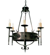 2nd Avenue Designs White 115168 - 30" Wide Lorenzo 6 Light Chandelier