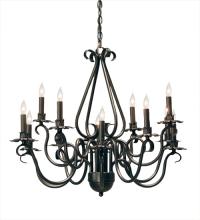 2nd Avenue Designs White 115373 - 30" Wide Caleb 12 Light Chandelier