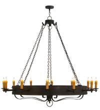 2nd Avenue Designs White 115557 - 72"W Parnella 12 LT Chandelier