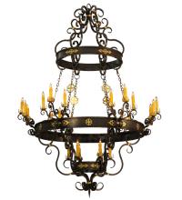 2nd Avenue Designs White 116669 - 72"W Santino 24 LT Chandelier