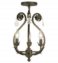 2nd Avenue Designs White 116704 - 12" Wide Antonia Chandelier