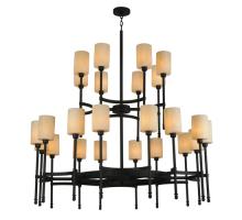 2nd Avenue Designs White 118829 - 60"W Fantasy 24 LT Two Tier Chandelier