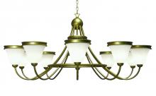 2nd Avenue Designs White 120256 - 72" Wide Gala 10 Light Chandelier