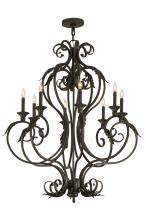 2nd Avenue Designs White 120434 - 36"W Josephine 8 LT Chandelier