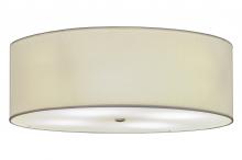 2nd Avenue Designs White 130454 - 30"W Cilindro Textrene Flushmount