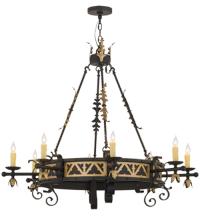 2nd Avenue Designs White 135122 - 48"W Filomena 8 LT Chandelier