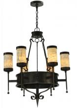 2nd Avenue Designs White 135392 - 30" Wide Lorenzo 6 Light Chandelier