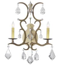 2nd Avenue Designs White 135555 - 16" Wide Yolanda 2 Light Wall Sconce