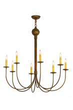 2nd Avenue Designs White 146054 - 36"W Cheal 8 LT Chandelier