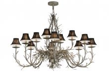 2nd Avenue Designs White 147591 - 50" Wide Twigs 12 Light Chandelier