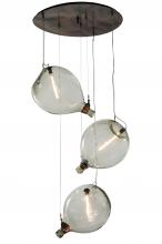 2nd Avenue Designs White 147927 - 40" Wide Euri Tanta Pouring 3 LT Cascading Pendant