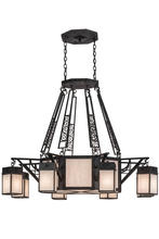 2nd Avenue Designs White 153275 - 54"W Azrael 8 LT Chandelier