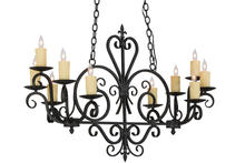 2nd Avenue Designs White 153936 - 42" Long Kenneth 10 Light Oblong Chandelier