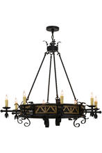 2nd Avenue Designs White 155072 - 48"W Filomena 8 LT Chandelier