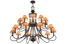 2nd Avenue Designs White 156660 - 54"W Jupiter 20 LT Chandelier