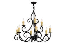 2nd Avenue Designs White 157462 - 36" Wide Clayton 9 Light Chandelier