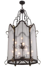 2nd Avenue Designs White 157792 - 32" Wide Dubrek 12 LT Foyer Lantern