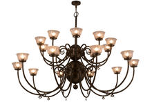 2nd Avenue Designs White 160553 - 80"W Perennial 20 LT Chandelier