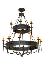 2nd Avenue Designs White 168295 - 60" Wide Marta 18 Light Two Tier Chandelier