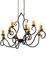 2nd Avenue Designs White 178811 - 48"L Clifton 10 LT Oblong Chandelier