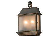 2nd Avenue Designs White 182587 - 10" Wide Bastille Lantern Wall Sconce