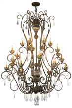 2nd Avenue Designs White 182707 - 51"W Felicia Chandelier