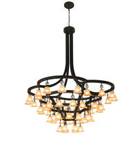 2nd Avenue Designs White 197780 - 90" Wide Cretella 58 LT Chandelier