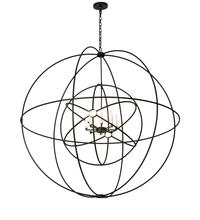 2nd Avenue Designs White 202102 - 60" Wide Atom Enerjisi 8 Light Chandelier