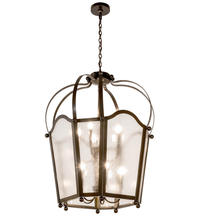 2nd Avenue Designs White 203753 - 33" Wide Citadel 10 Light Pendant