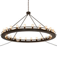 2nd Avenue Designs White 211565 - 72" Wide Barbury 24 Light Chandelier