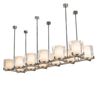 2nd Avenue Designs White 226532 - 150" Long Crawford 12 Light Oblong Pendant