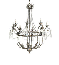 2nd Avenue Designs White 241448 - 40" Wide Antonia 8 Light Chandelier