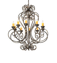 2nd Avenue Designs White 243808 - 42" Wide Fernando 10 Light Chandelier