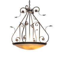 2nd Avenue Designs White 243881 - 34" Wide Bordeaux Inverted Pendant