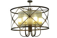 2nd Avenue Designs White 249906 - 48" Wide Penelope 6 Light Pendant